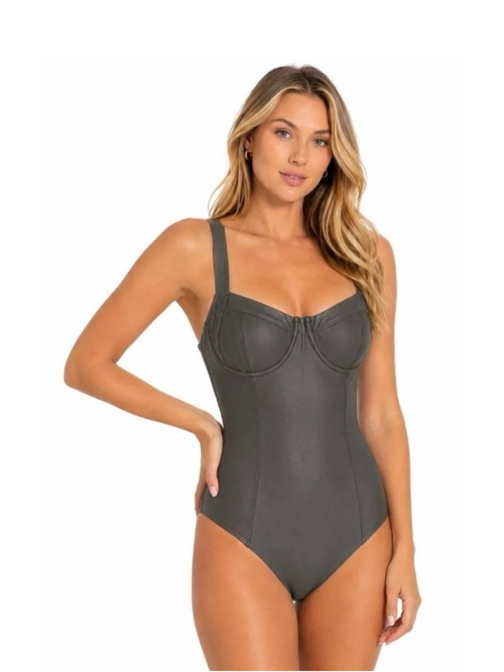 TA3 Lifty Corset Swimsuit Pewter
L Short D/DD Cup NWT